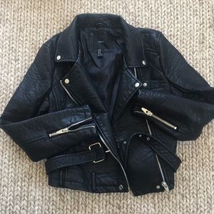 Forever 21 faux leather moto jacket